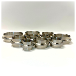 3" Machined V-Band Rings    