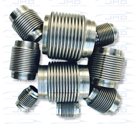 Exhaust Bellow - Stainless Steel - 1-1/2" Inlet - 2-1/2" Length 