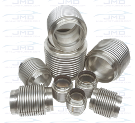 Exhaust Bellow - Stainless Steel (321) - 3" Inlet - 4" Length  