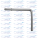 Exhaust Hanger - Stainless Steel - 1/2" Solid Rod - with Machined Tip - EXH-SS-050-ST