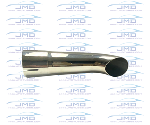 Exhaust Tip - 2-1/4" Turn Down - with Slip Fit 