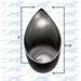 Exhaust Tip - Tear Drop - 3" - EX-TD-300