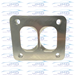 Flange - Billet - Stainless Steel - T4 - Dual 2" Inlet - FG-B-T4-D200