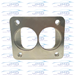 Flange - Billet - Stainless Steel - T4 - Dual 2" Inlet - FG-B-T4-D200