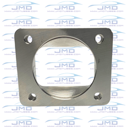 Flange - Billet - Stainless Steel - T4 - Single 3" Inlet  