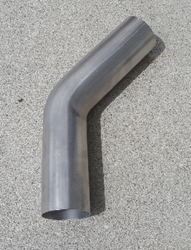 Mandrel Bend - Mild Steel - 1-3/8" on a 2-1/2" CLR - 45°  