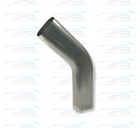 Mandrel Bend - Stainless Steel - Oval - 3" Nominal - 45° - Horizontal 